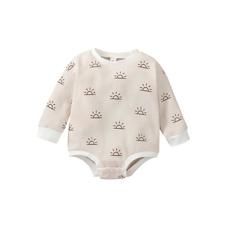 BrilliantMe Kids Baby Girls Boys Casual Jumpsuit Spring Autumn Long Sleeve Round Neck Romper Beige 18-24 Months
BrilliantMe Kids Baby Girls Boys Casual Jumpsuit Spring Autumn Long Sleeve Round Neck Romper Beige 18-24 Months