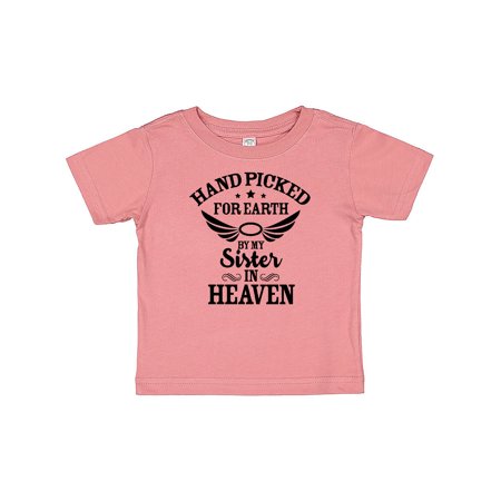 Inktastic Handpicked for Earth By My Sister in Heaven with Angel Wings Gift Baby Boy or Baby Girl T-Shirt
Inktastic Handpicked for Earth By My Sister in Heaven with Angel Wings Gift Baby Boy or Baby Girl T-Shirt