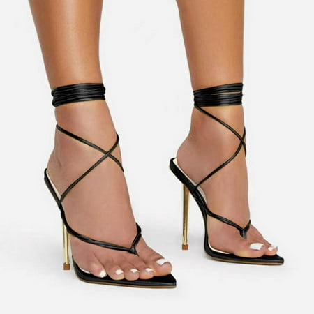 Alueeu Women s sandals Women High Heels Breathable Lace Up Shoes Hollowed Out Peep Toe Casual Pointed Sandals
Alueeu Women s sandals Women High Heels Breathable Lace Up Shoes Hollowed Out Peep Toe Casual Pointed Sandals