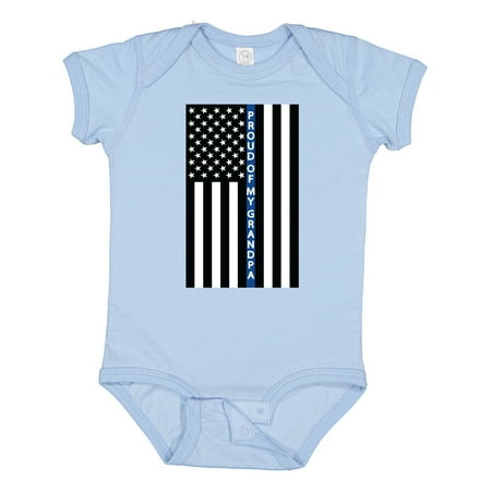 Inktastic Grandpa Police Law Enforcement Gift Baby Boy or Baby Girl Bodysuit