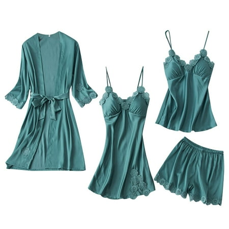 EUHDSSDE Follure Satin Silk Pajamas Women Nightdress Lingerie Robes Underwear Sleepwear Sexy
EUHDSSDE Follure Satin Silk Pajamas Women Nightdress Lingerie Robes Underwear Sleepwear Sexy
