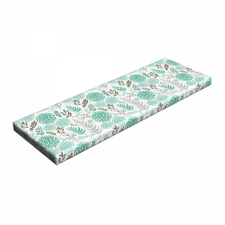 Botanical Bench Pad Abstract Design Foliage Illustration with Floral Elements Dotted Leaves HR Foam Cushion with Decorative Fabric Cover 45 x 15 x 2 Multicolor by Ambesonne
Botanical Bench Pad Abstract Design Foliage Illustration with Floral Elements Dotted Leaves HR Foam Cushion with Decorative Fabric Cover 45 x 15 x 2 Multicolor by Ambesonne