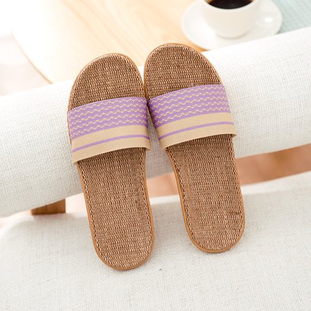 Linen Slippers Home Couple Indoor Slippers Wooden Floor Cotton and Linen Home Non-slip Thick Sole Summer Sandals for Men and Women
Linen Slippers Home Couple Indoor Slippers Wooden Floor Cotton and Linen Home Non-slip Thick Sole Summer Sandals for Men and Women