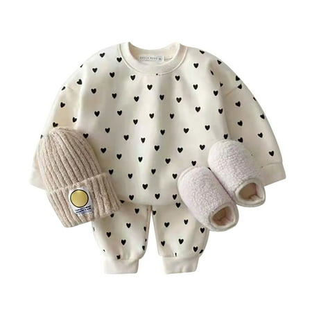 Toddler Boys Outfits Fall Girl Long Sleeve Top Long Pants Set Sweatsuits Love Print Two Piece Clothing Sets for Boys Size 3-6 Months
Toddler Boys Outfits Fall Girl Long Sleeve Top Long Pants Set Sweatsuits Love Print Two Piece Clothing Sets for Boys Size 3-6 Months