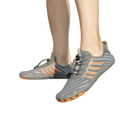 Gomelly Womens Mens Water Shoes Beach Hiking Shoe Barefoot Aqua Socks Comfort Sneakers Unisex Girls Boys Athletic Sneaker Gray Orange 9.5
Gomelly Womens Mens Water Shoes Beach Hiking Shoe Barefoot Aqua Socks Comfort Sneakers Unisex Girls Boys Athletic Sneaker Gray Orange 9.5