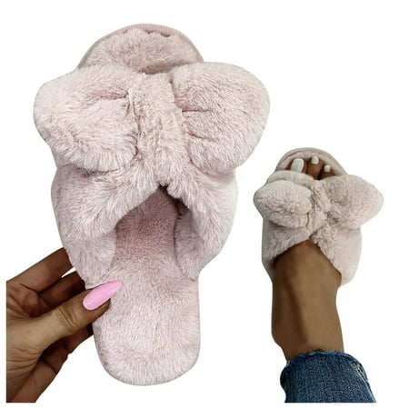 A1 new home gifts for home Women s Fashion Bowknot Warm Pure Color Comfortable Plush Cotton Slippers Furry Pink
A1 new home gifts for home Women s Fashion Bowknot Warm Pure Color Comfortable Plush Cotton Slippers Furry Pink