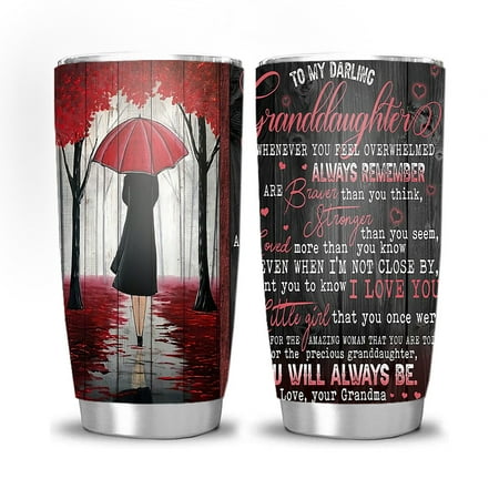 To My Granddaughter 20oz Stainless Steel Thermal Mug Travel Cup Water Bottle With Lids Vacuum Insulated Leakproof Christmas Gift
To My Granddaughter 20oz Stainless Steel Thermal Mug Travel Cup Water Bottle With Lids Vacuum Insulated Leakproof Christmas Gift