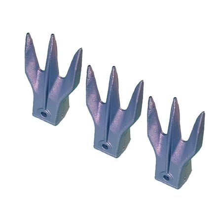 3 - Mini Excavator / Backhoe Bucket HD Trident Rock Tooth - X156TR3