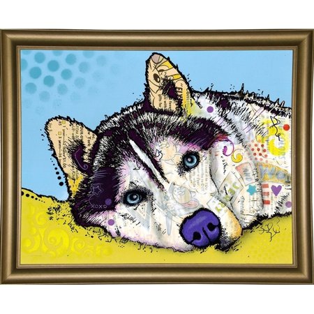 Frame USA Siberian Husky Framed Print 15.5"x19.75" by Dean Russo