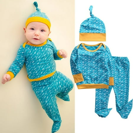 Newborn Infant Baby Boy Girl Clothes Long Sleeve T shirt Top Pants Hat Outfits
Newborn Infant Baby Boy Girl Clothes Long Sleeve T shirt Top Pants Hat Outfits