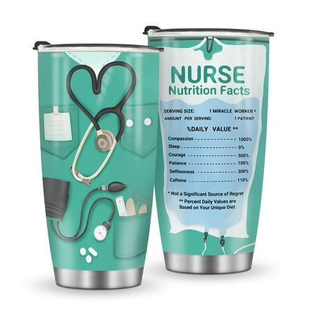 Jekeno Nurse Gifts -Nurse Tumbler Cup - Realistic Health Practitioner Physician Suit & Stethoscope - Stainless Steel Tumbler Double Wall Insulation Gift for Nurse Healthcare Worker (20oz)
Jekeno Nurse Gifts -Nurse Tumbler Cup - Realistic Health Practitioner Physician Suit & Stethoscope - Stainless Steel Tumbler Double Wall Insulation Gift for Nurse Healthcare Worker (20oz)