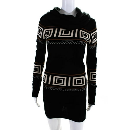 Pre-owned|THML Womens Knit Striped Cowl Neck Long Sleeve Sweater Dress black Size XS
Pre-owned|THML Womens Knit Striped Cowl Neck Long Sleeve Sweater Dress black Size XS