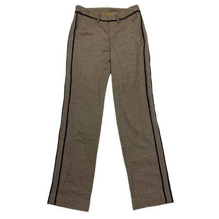 Hanley Mellon Women s Boy Chino with Exposed Piping 0 Brown
