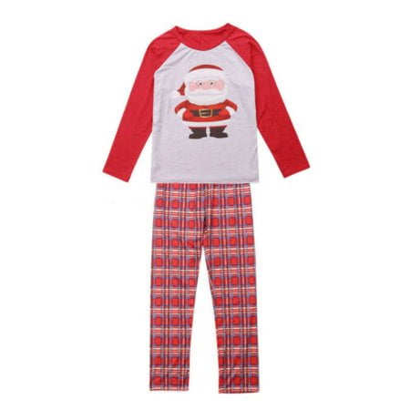 Viworld Family Matching Christmas Pajamas Set Women Baby Kid Sleepwear Nightwear