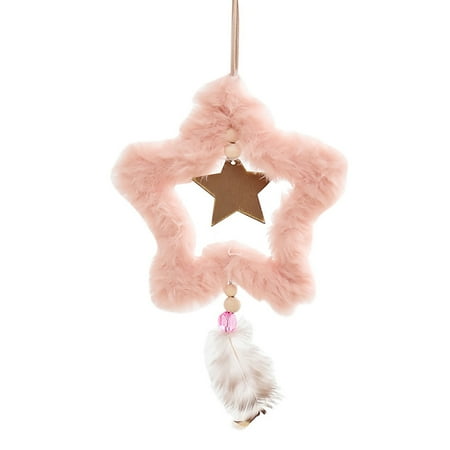 Heiheiup Pink Girl Heart Plush Star Love Decoration Small Pendant Holiday Decoration Stained Glass Hangers
Heiheiup Pink Girl Heart Plush Star Love Decoration Small Pendant Holiday Decoration Stained Glass Hangers
