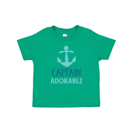 Inktastic Captain Adorable Boat Anchor Sailor Sailing Gift Baby Boy T-Shirt