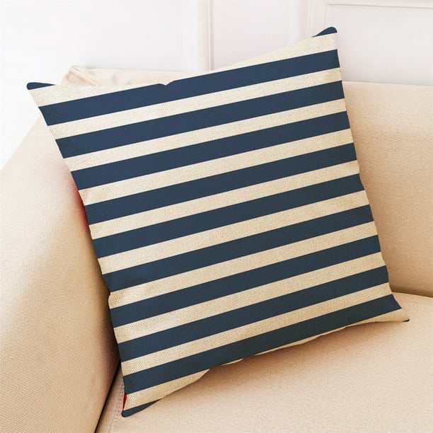 Home Decor Cushion Cover Dark Blue Style Throw Pillowcase Pillow Covers For Car