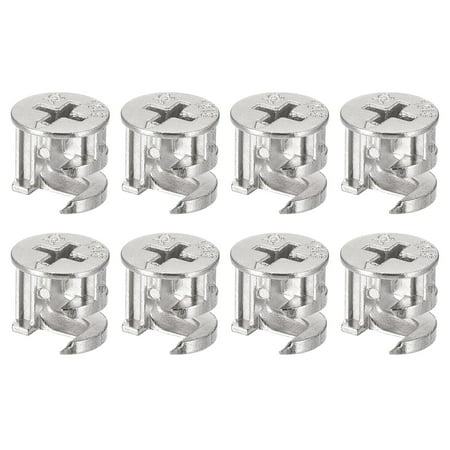 Cam Lock Nut for Furniture 8 Pack 14.5x13.3mm Joint Connector Locking Nuts