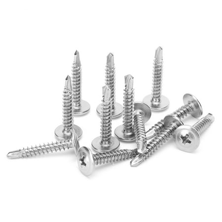 Crossed Screw M4.2 Screw Self-drilling Screws Stainless Steel Screw 500pcs Self Tapping Screws 410 Stainless Steel M4.2x25mm Screw Crossed Deep Thread
Crossed Screw M4.2 Screw Self-drilling Screws Stainless Steel Screw 500pcs Self Tapping Screws 410 Stainless Steel M4.2x25mm Screw Crossed Deep Thread