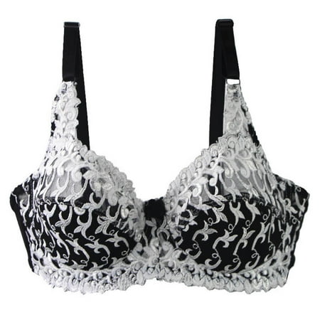 Sehao Bra Women Sexy Lace Bra Thorn Plus Size Underwear Bra Nylon no underwire sports bra White
Sehao Bra Women Sexy Lace Bra Thorn Plus Size Underwear Bra Nylon no underwire sports bra White