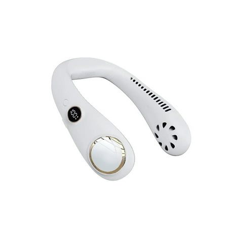 Andoer Portable Rechargeable Bladeless Neck Hanging Fan 3-gear Adjustable Wind 360° Wind Output LED Digital Display Screen White
Andoer Portable Rechargeable Bladeless Neck Hanging Fan 3-gear Adjustable Wind 360° Wind Output LED Digital Display Screen White