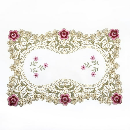 Reusable Table Runner Embroidered Floral Lace Fabric Table Runner Translucent Gauze Table Cloth for Wedding Holiday Party Table Decoration 30*45cm
Reusable Table Runner Embroidered Floral Lace Fabric Table Runner Translucent Gauze Table Cloth for Wedding Holiday Party Table Decoration 30*45cm