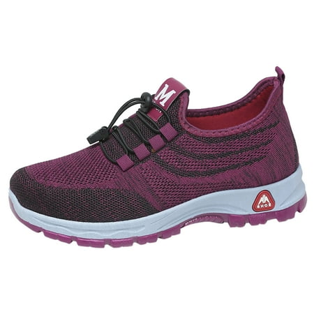 SEMIMAY Fashion Spring And Summer Women Sports Shoes Flat Bottom Non Slip Fly Woven Mesh Breathable Elastic Band Casual And Comfortable Purple
SEMIMAY Fashion Spring And Summer Women Sports Shoes Flat Bottom Non Slip Fly Woven Mesh Breathable Elastic Band Casual And Comfortable Purple
