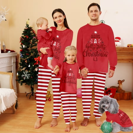 Holiday Family Matching Christmas Pajamas Set Christmas Buffalo Plaid Stripe Printed Sizes Baby-Kids-Adult-Pet 2-Piece Top and Pants Bodysuits Xmas Pjs Set
Holiday Family Matching Christmas Pajamas Set Christmas Buffalo Plaid Stripe Printed Sizes Baby-Kids-Adult-Pet 2-Piece Top and Pants Bodysuits Xmas Pjs Set