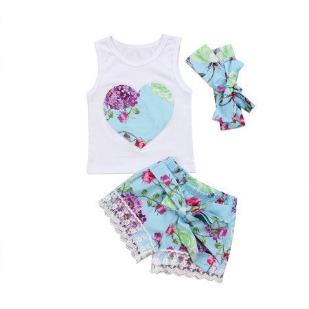 Viworld Toddler Kids Baby Girls T-shirt Vest Tops+Short Pants Outfits Summer Clothes Set 6-12M
Viworld Toddler Kids Baby Girls T-shirt Vest Tops+Short Pants Outfits Summer Clothes Set 6-12M