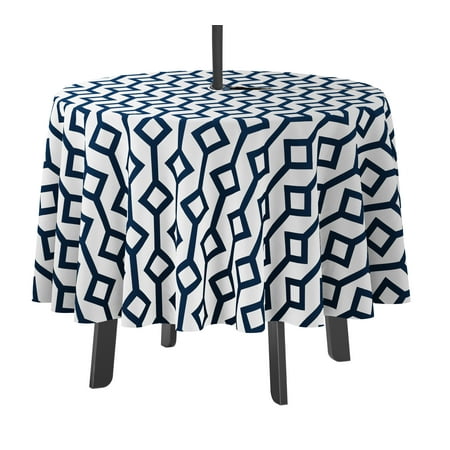 Vargottam Indoor/OutdoorRoundTablecloth 58 InchTablecloth With Umbrella Hole & Zip Waterproof TableCloth TableCovers For Backyard Table -Navy Blue
Vargottam Indoor/OutdoorRoundTablecloth 58 InchTablecloth With Umbrella Hole & Zip Waterproof TableCloth TableCovers For Backyard Table -Navy Blue