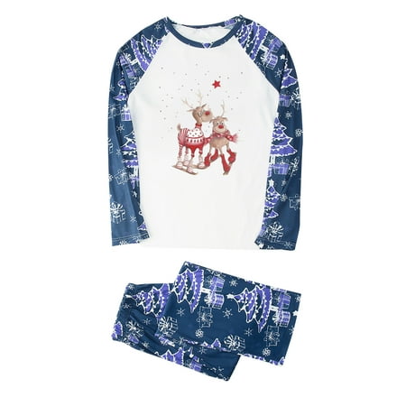 Honeeladyy Parent-child Warm Christmas Set Printed Home Wear Pajamas Two-piece Dad Set Blue Sales Online
Honeeladyy Parent-child Warm Christmas Set Printed Home Wear Pajamas Two-piece Dad Set Blue Sales Online