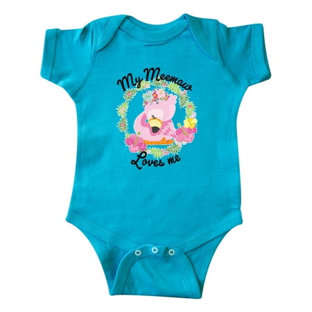 Inktastic Baby Flamingo My Meemaw Loves Me with Flower Wreath Gift Baby Boy or Baby Girl Bodysuit
Inktastic Baby Flamingo My Meemaw Loves Me with Flower Wreath Gift Baby Boy or Baby Girl Bodysuit
