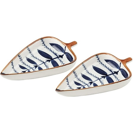 PIKADINGNIS 2pcs Porcelain Snack Plate 6-Inch Appetizer Plate Sauce Plate Leaf Shape
PIKADINGNIS 2pcs Porcelain Snack Plate 6-Inch Appetizer Plate Sauce Plate Leaf Shape