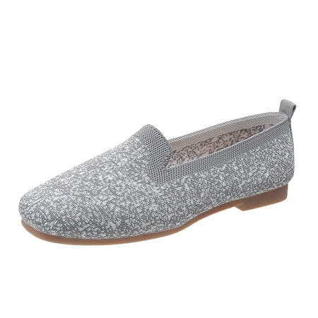 SEMIMAY Ladies Fashion Color Blocking Breathable KKnitted Flat Sole Comfortable Casual Single Shoes
SEMIMAY Ladies Fashion Color Blocking Breathable KKnitted Flat Sole Comfortable Casual Single Shoes