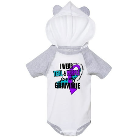 Inktastic Suicide Prevention I Wear Teal and Purple for My Grammie Gift Baby Boy or Baby Girl Bodysuit
Inktastic Suicide Prevention I Wear Teal and Purple for My Grammie Gift Baby Boy or Baby Girl Bodysuit