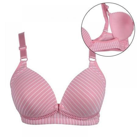Wuffmeow Romantic Temptation Bra Women Fashion Stripes Push Up Seamless Cotton Lade Bras 
Wuffmeow Romantic Temptation Bra Women Fashion Stripes Push Up Seamless Cotton Lade Bras