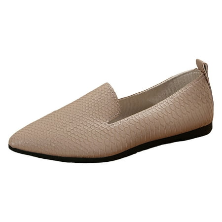 MIASHUI Women Bright Leather Pointed Shoes Vintage Flat Bottom Dress Shoes Casual Shoes Beige 9
MIASHUI Women Bright Leather Pointed Shoes Vintage Flat Bottom Dress Shoes Casual Shoes Beige 9