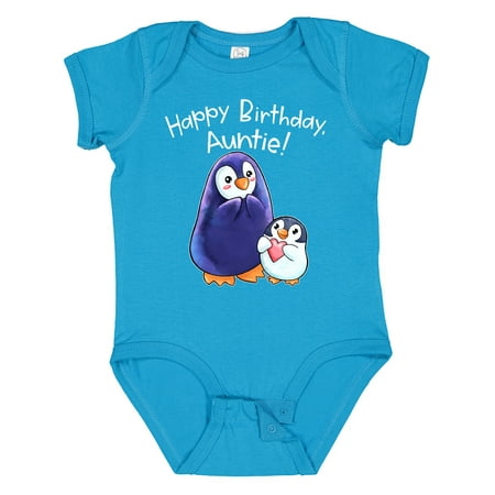 Inktastic Happy Birthday Auntie!- Cute Penguins Gift Baby Boy or Baby Girl Bodysuit
Inktastic Happy Birthday Auntie!- Cute Penguins Gift Baby Boy or Baby Girl Bodysuit