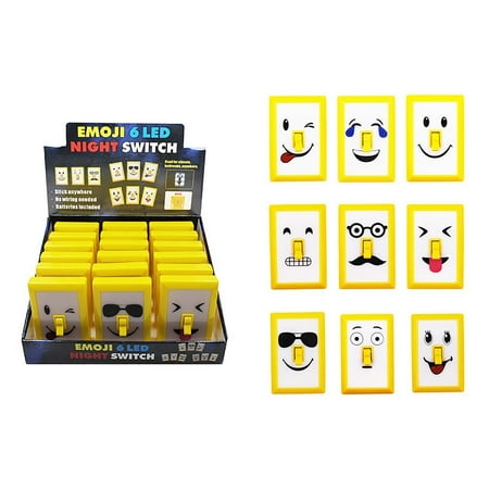 Diamond Visions 08-1807 LED Emoji Face Portable Light Switch in Assorted Designs 1 Emoji Light
Diamond Visions 08-1807 LED Emoji Face Portable Light Switch in Assorted Designs 1 Emoji Light