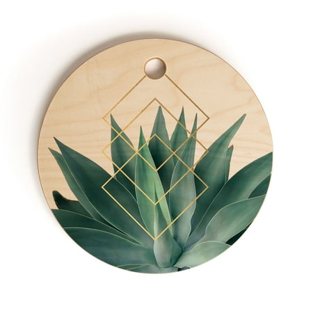 Society6 Gale Switzer Agave Geometrics Round Cutting Board 11.5 x 11.5