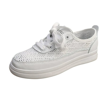Dyfzdhu Ladies Fashion Solid Color Breathable Hollow Mesh Round Head Shallow Lace Up Flat Casual Shoes
Dyfzdhu Ladies Fashion Solid Color Breathable Hollow Mesh Round Head Shallow Lace Up Flat Casual Shoes