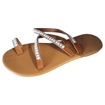 Jungdeepe Ladies Summer Casual Rhinestone Pearl Beach Flat Bohemian Sandals for Women Wedding Womens Yoga Max Barefoot Shoes for Women Sandals Womens Wedding Sandals Size 8 Wide Flat Sandals for Women
Jungdeepe Ladies Summer Casual Rhinestone Pearl Beach Flat Bohemian Sandals for Women Wedding Womens Yoga Max Barefoot Shoes for Women Sandals Womens Wedding Sandals Size 8 Wide Flat Sandals for Women