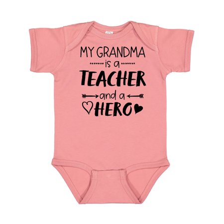 Inktastic My Grandma is a Teacher and a Hero Gift Baby Boy or Baby Girl Bodysuit
Inktastic My Grandma is a Teacher and a Hero Gift Baby Boy or Baby Girl Bodysuit