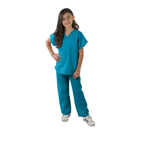 M&M Scrubs - Kids Scrubs Super Soft Children Scrub Set Kids Doctor Dress up