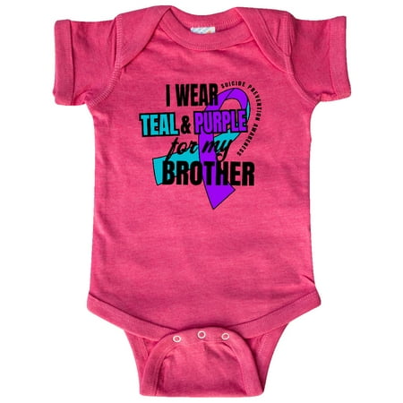 Inktastic Suicide Prevention I Wear Teal and Purple for My Brother Gift Baby Boy or Baby Girl Bodysuit
Inktastic Suicide Prevention I Wear Teal and Purple for My Brother Gift Baby Boy or Baby Girl Bodysuit
