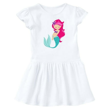 Inktastic Cute Little Mermaid Pink Hair Purple Sea Star Gift Baby Girl Dress
Inktastic Cute Little Mermaid Pink Hair Purple Sea Star Gift Baby Girl Dress