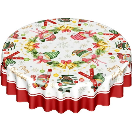 Gnomes Joy Christmas Decorations Tablecloth Farmhouse Xmas Winter Snowflake Table Cloth for Circular Table Cover Dinner Table Parties 60 Inch Round
Gnomes Joy Christmas Decorations Tablecloth Farmhouse Xmas Winter Snowflake Table Cloth for Circular Table Cover Dinner Table Parties 60 Inch Round