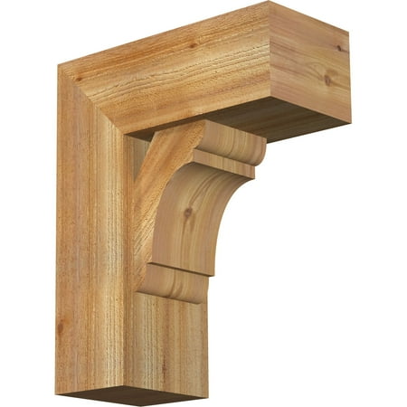 8 W x 18 D x 22 H Olympic Block Rough Sawn Bracket w/ Offset Brace Western Red Cedar
8 W x 18 D x 22 H Olympic Block Rough Sawn Bracket w/ Offset Brace Western Red Cedar