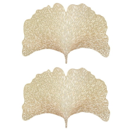 PATKAW 2pcs Ginkgo Leaf Table Mat Household Table Decoration Mat Household Coaster
PATKAW 2pcs Ginkgo Leaf Table Mat Household Table Decoration Mat Household Coaster