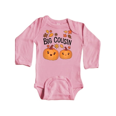 Inktastic Big Cousin Pumpkins with Fall Leaves Gift Baby Boy or Baby Girl Long Sleeve Bodysuit
Inktastic Big Cousin Pumpkins with Fall Leaves Gift Baby Boy or Baby Girl Long Sleeve Bodysuit